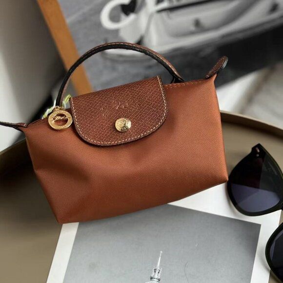 LONGCHAMP – MINI CROSSBODY BAG (Chocolate Brown)