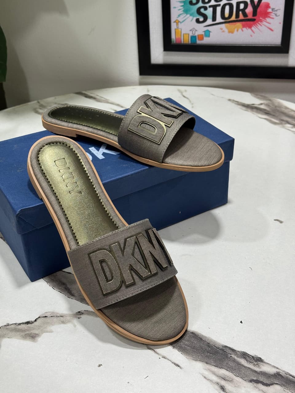 DKNY Women Heels – New Arrival | Premium Quality (Grey)