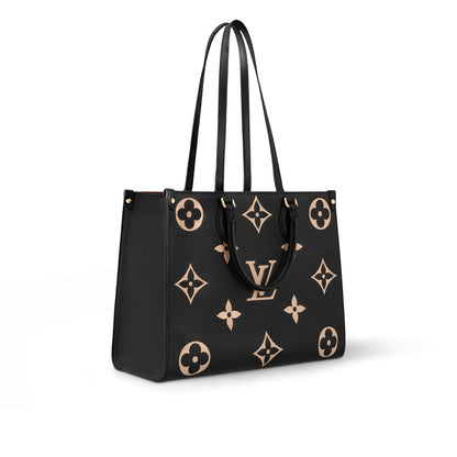 LOUIS VUITTON OnTheGo MM – Master Series Full Size Women Bag (Beige Black)