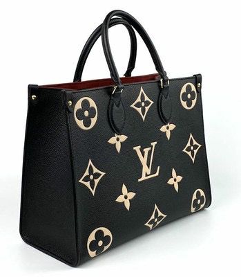 LOUIS VUITTON OnTheGo MM – Master Series Full Size Women Bag (Beige Black)