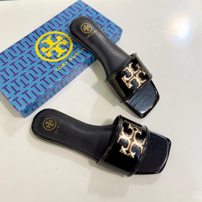 TORY Softy Flat Slippers – Premium Quality Women Flats (Black)