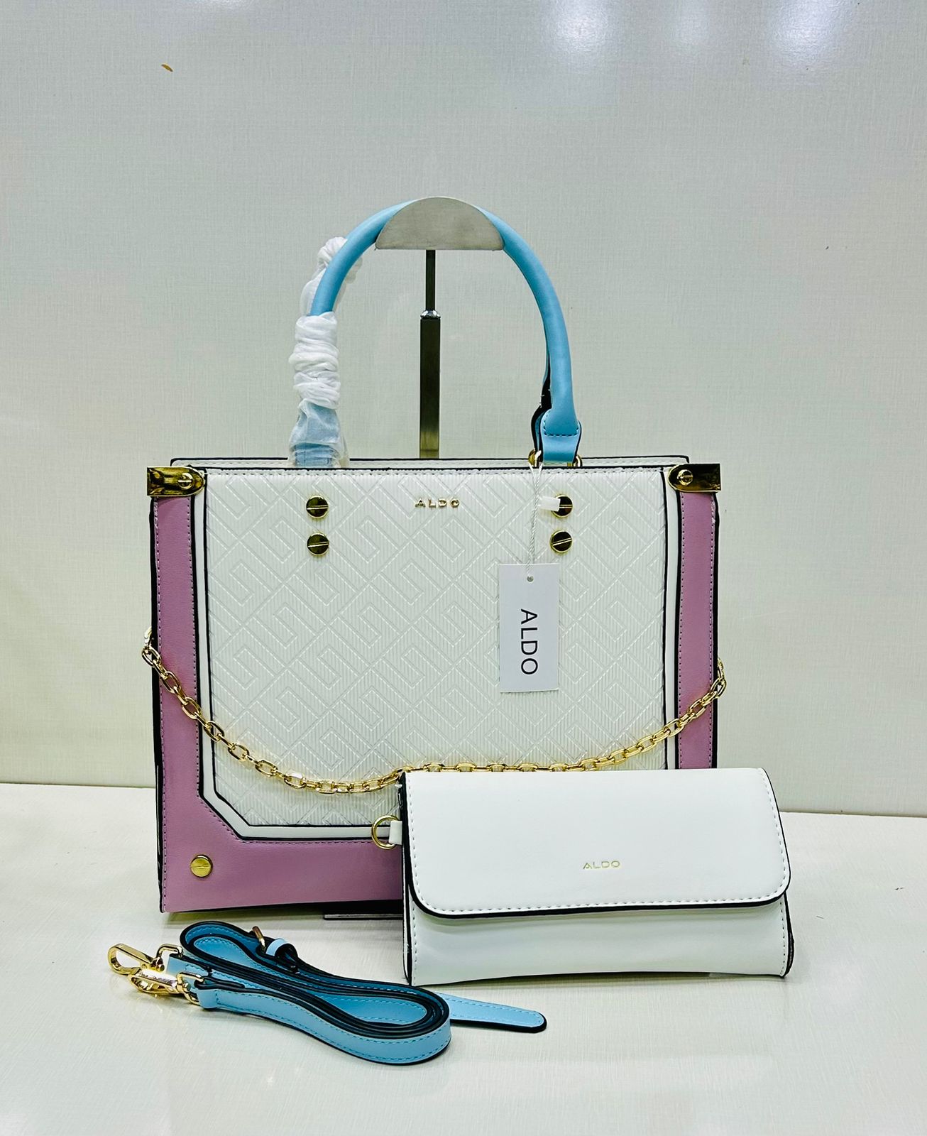 ALDO New Design Women Bag – AAA Master Quality Official Model (Purple & White)