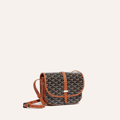 GOYARD Belvedere PM Women Bag – Crossbody Designer Luxury (Brown Black)