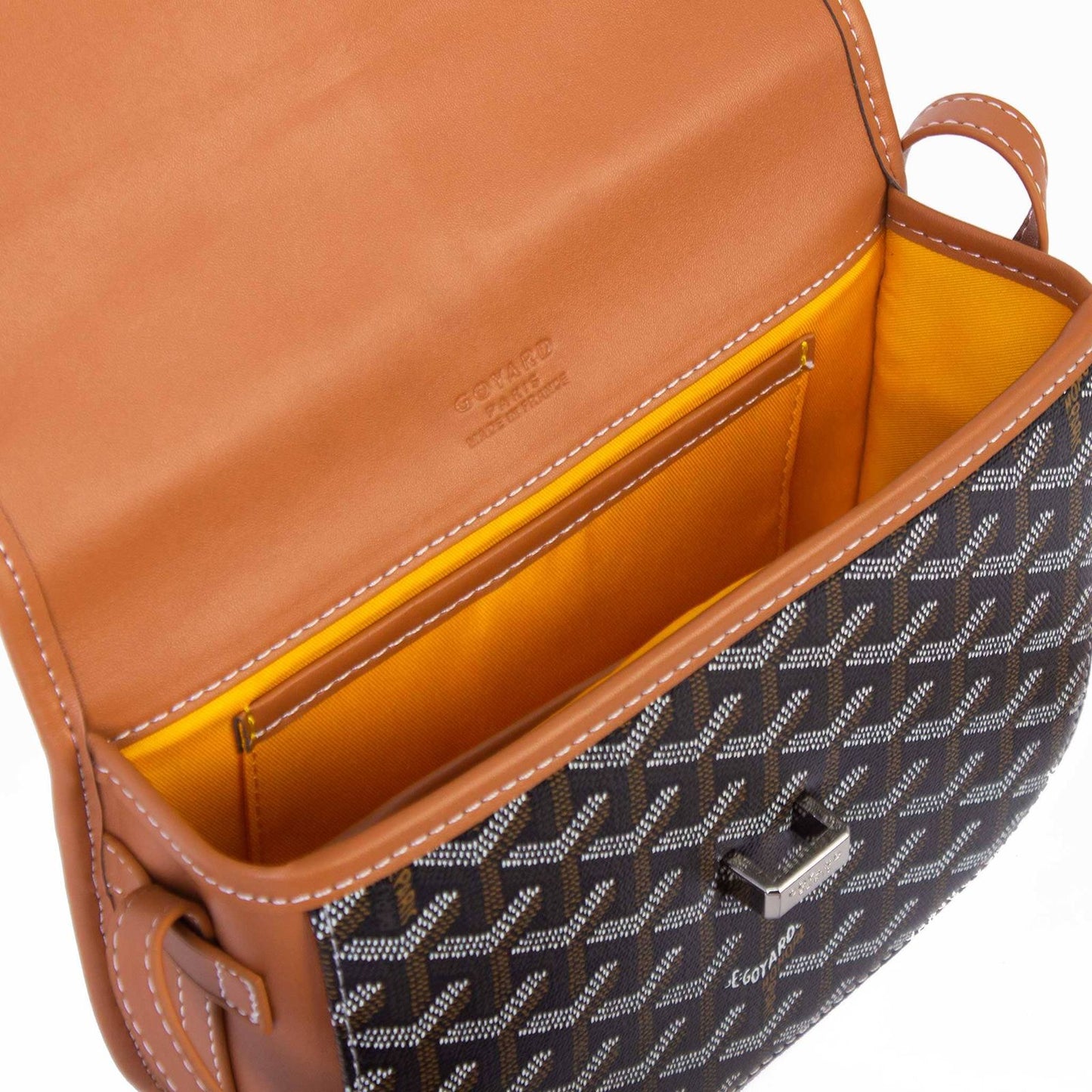 GOYARD Belvedere PM Women Bag – Crossbody Designer Luxury (Brown Black)