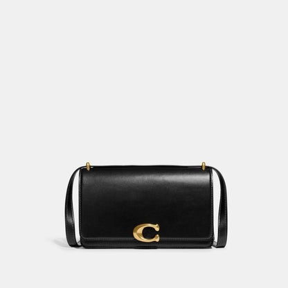 C-O-A-C-H Bandit Shoulder Women Bag – Refined Calf Leather (Black)