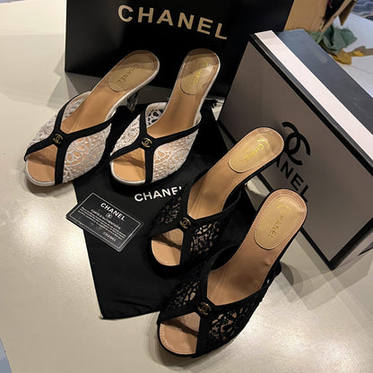 C-H-A-N-E-L MASTER QUALITY HEELS – Women Heels (Black & White)