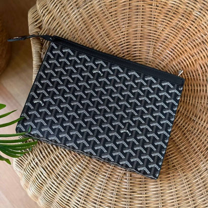GOYARD SENAT MM POUCH – Women Bag (Black)