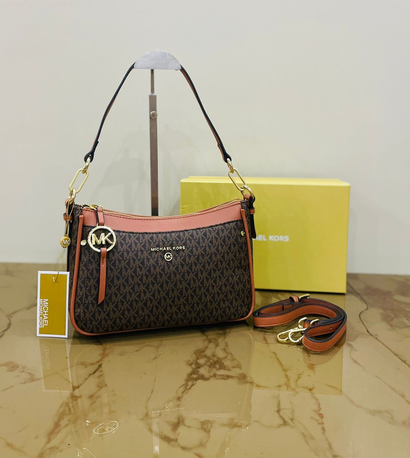 MICHAEL KORS PREMIUM QUALITY – Women Bag (Brown Black)