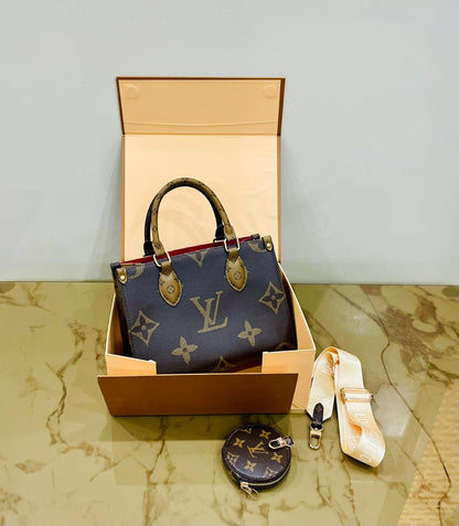 LOUIS VUITTON ON THE GO NORMAL SIZE – Women Bag (Black)