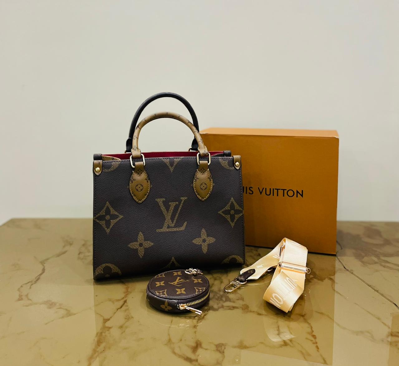 LOUIS VUITTON ON THE GO NORMAL SIZE – Women Bag (Black)