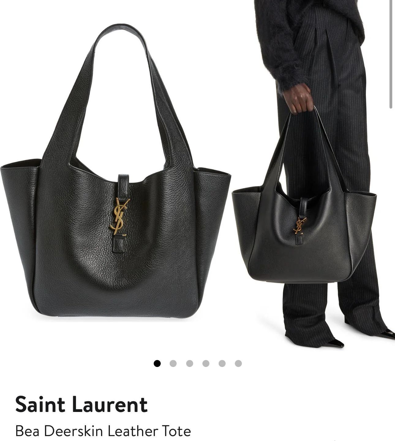 YVES SAINT LAURENT LE 5 À 7 BEA TOTE – Women Bag (Black)