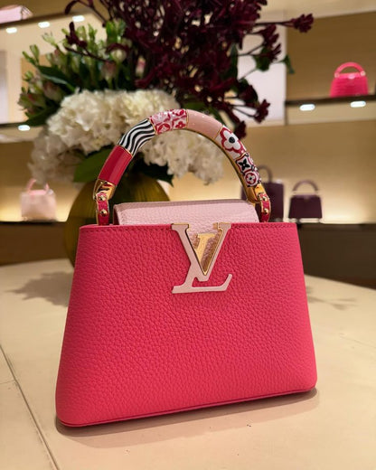 LOUIS VUITTON CAPUCINES – Women Bag (Master Series) (Pink)