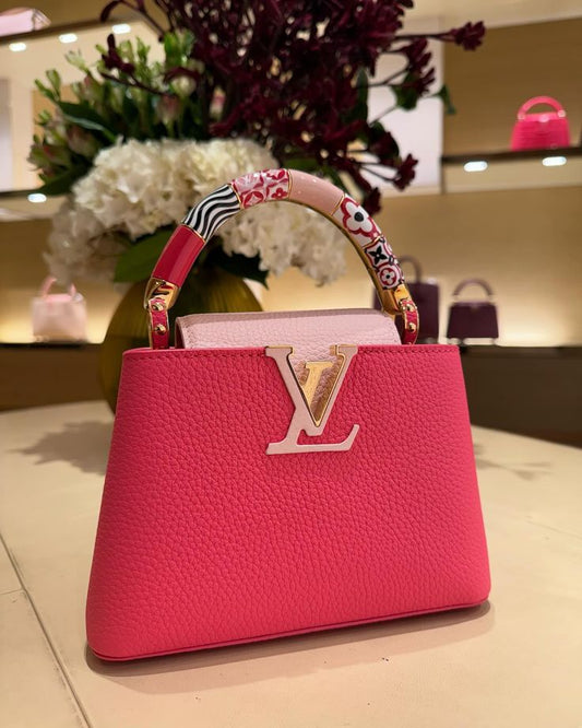 LOUIS VUITTON CAPUCINES – Women Bag (Master Series) (Pink)