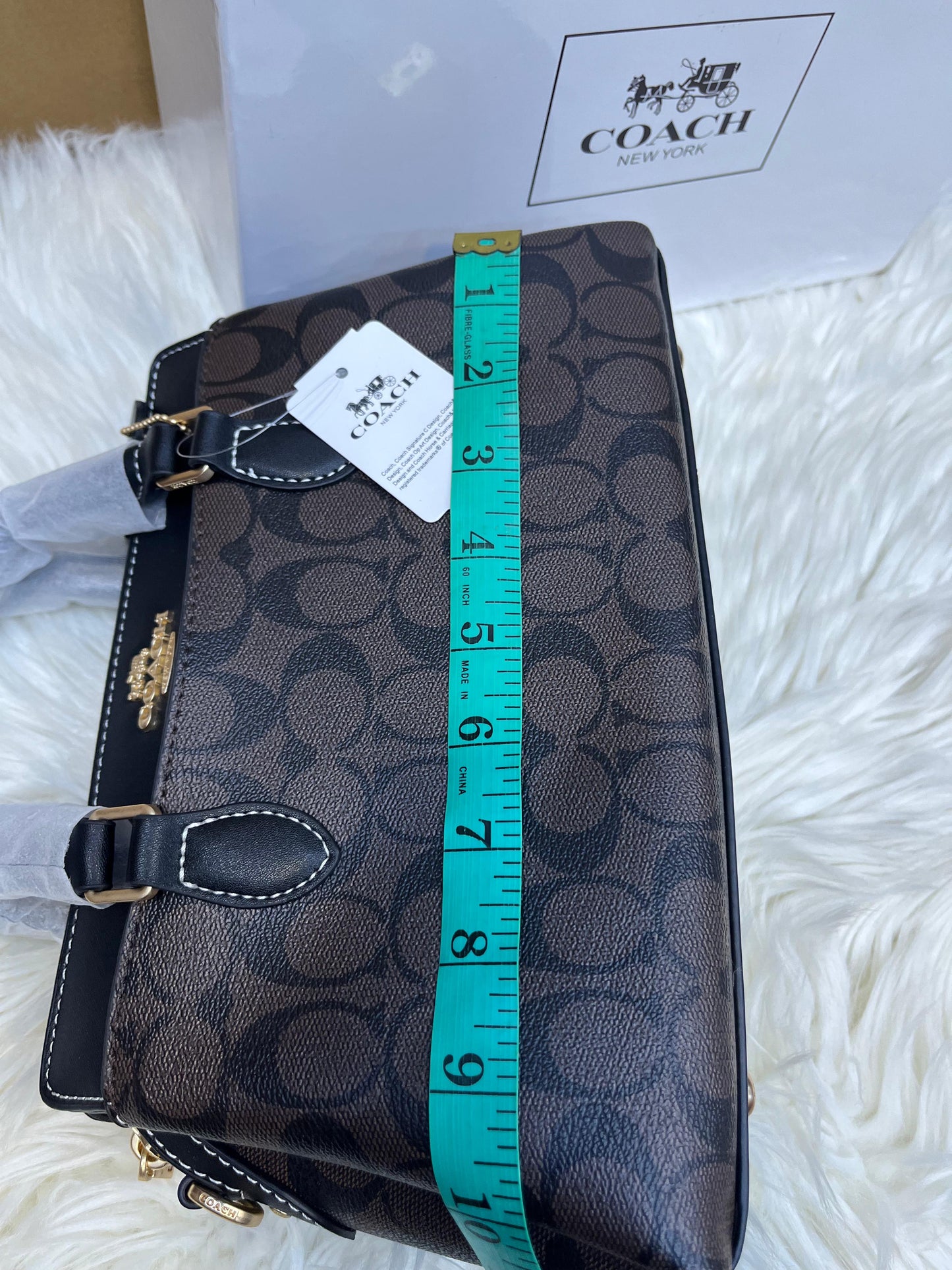 C-O-A-C-H DARCIE CARRYALL BAG – Women Bag (Beige Brown)