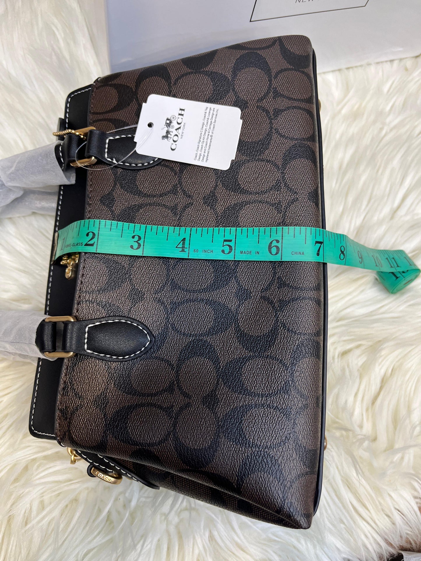 C-O-A-C-H DARCIE CARRYALL BAG – Women Bag (Beige Brown)