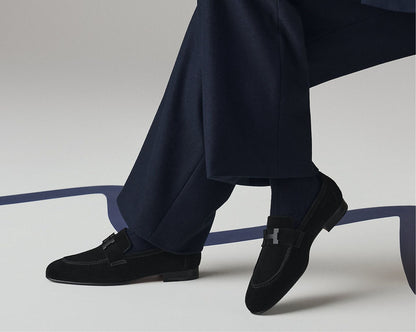 HERMÈS PARIS LOAFER – Women Loafers (Black)