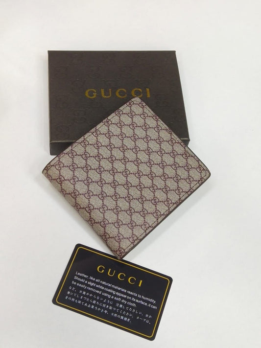 GUCCI Branded Leather Wallet – Unisex | Master Quality (Brown)