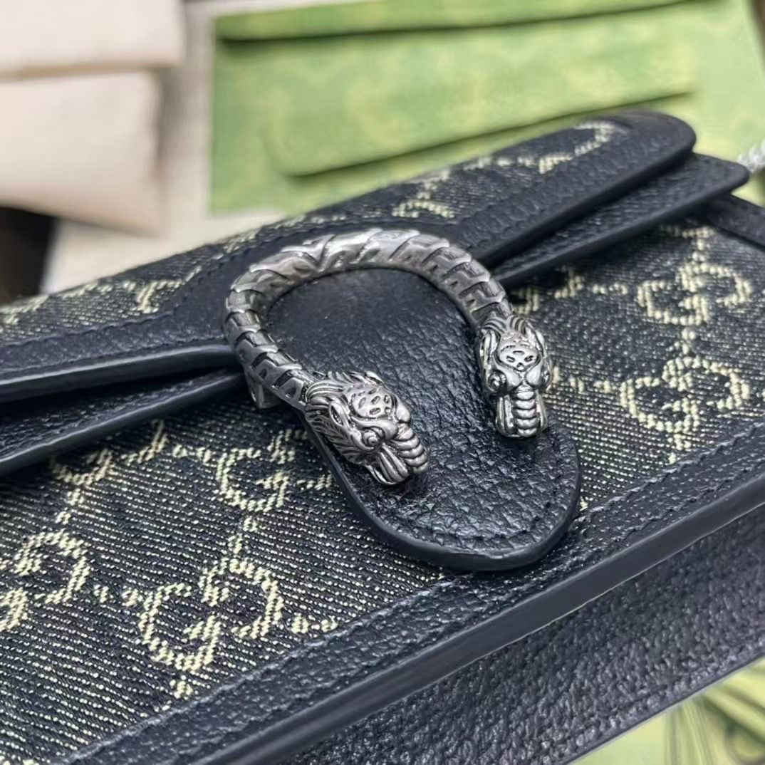 GUCCI DIONYSUS MINI GG LEATHER – Women Bag (Black)