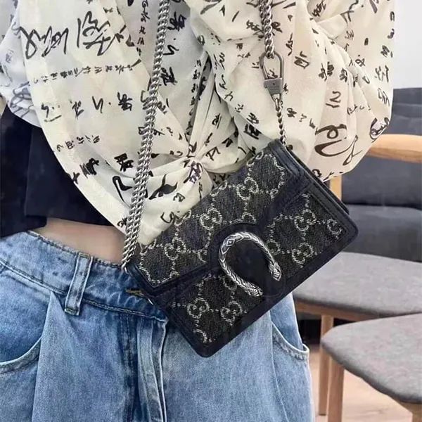 GUCCI DIONYSUS MINI GG LEATHER – Women Bag (Black)