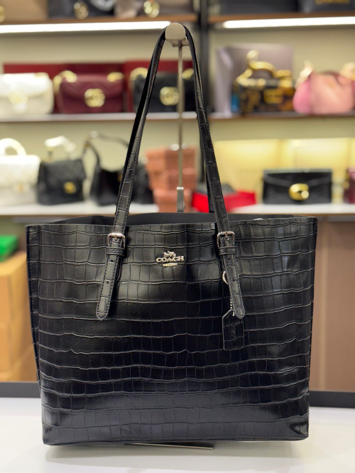 C-O-A-C-H MOLLIE TOTE – Women Bag (Black Design A)