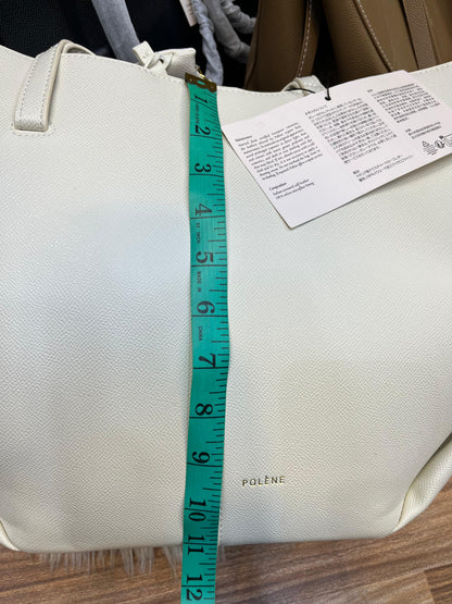 P-O-L-È-N-E Cyme Large Edition Textured – Women Bag (White)