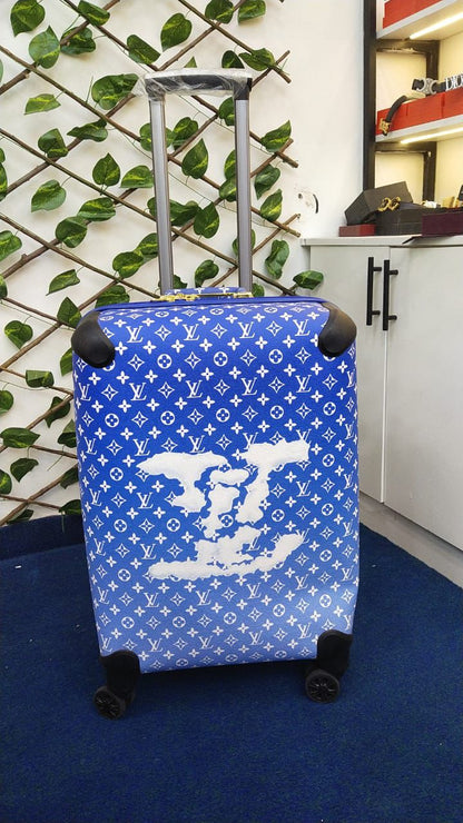 LV Louis Vuitton Branded Travelling Bags Set (Blue)