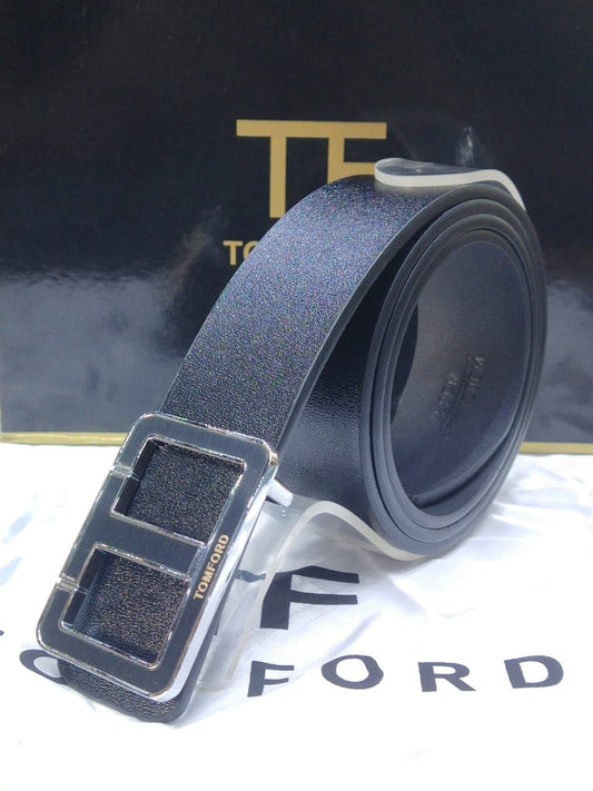 TOM FORD Branded Leather Belt – Unisex | Premium Quality (With Box-8)