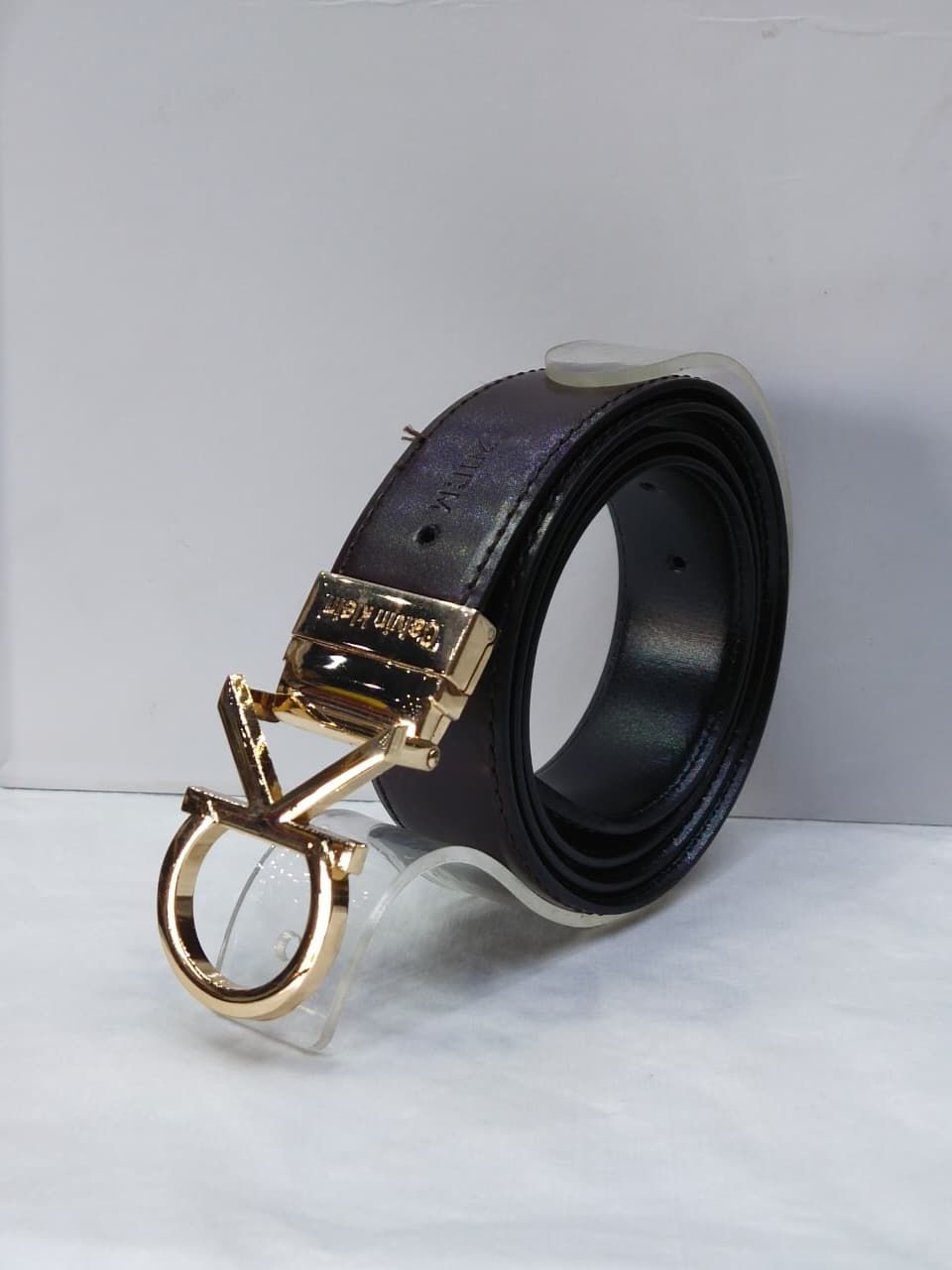 Calvin Klein Branded Leather Belt – Unisex | Premium Quality (With Box-1)