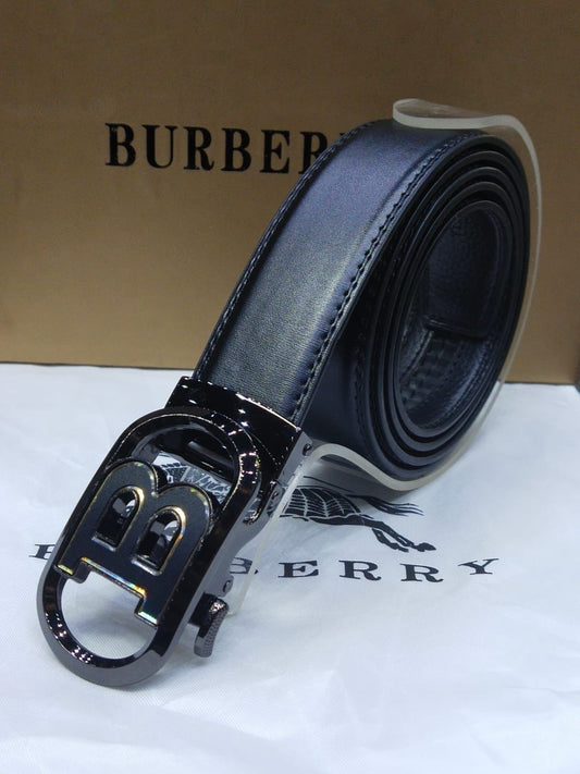 BURBERRY Branded Leather Belt – Unisex | Premium Quality (With Box-2)
