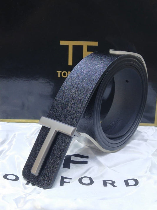 TOM FORD Branded Leather Belt – Unisex | Premium Quality (With Box-1)
