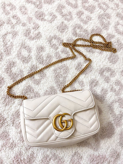 GUCCI MARMONT MINI MASTER SERIES – Women Bag (White)