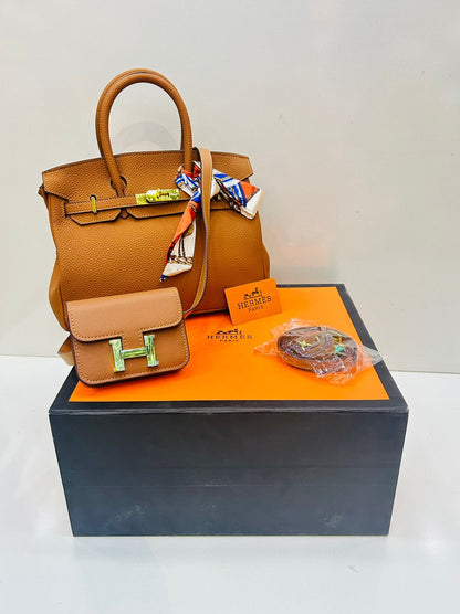 H-E-R-M-È-S BIRKIN NEW MODEL AAA MASTER – Women Bag (Brown)