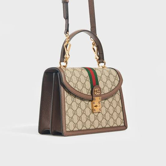 G-U-C-C-I OPHIDIA GG OFFICIAL BRAND – Women Bag (Brown Design B)