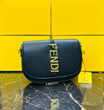 F-E-N-D-I PREMIUM QUALITY DESIGNER – Women Bag (Black)