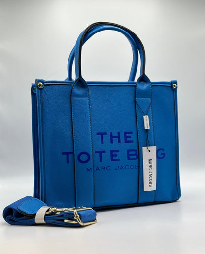 MARC JACOBS TOTE BAG WITH LONG STRAP – Women Bag (Blue)