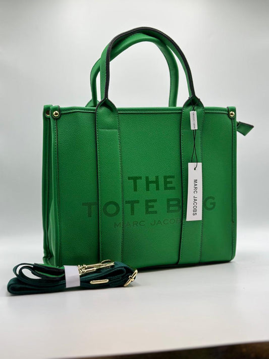 MARC JACOBS TOTE BAG WITH LONG STRAP – Women Bag (Green)