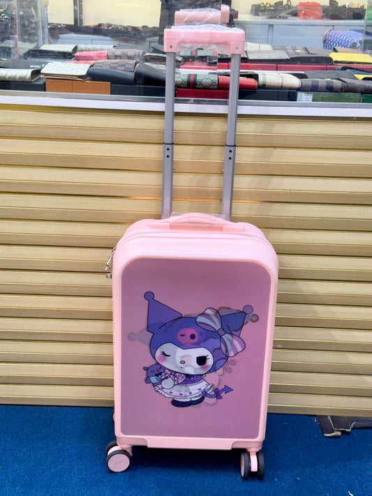 Kids Trolley Bag 20 Inch – Dual Magic Cartoon Digital Print Luggage (Design-4)