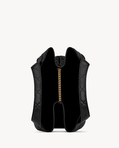 Y-S-L Saint Laurent ICare Quilted Lambskin Women Bag – Black With Dust Bag
