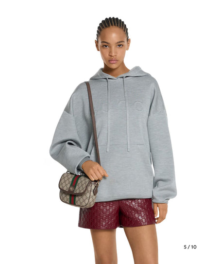 G-U-C-C-I Ophidia Small Top Handle Bag – GG Monogram Women Shoulder Bag (Beige Brown)