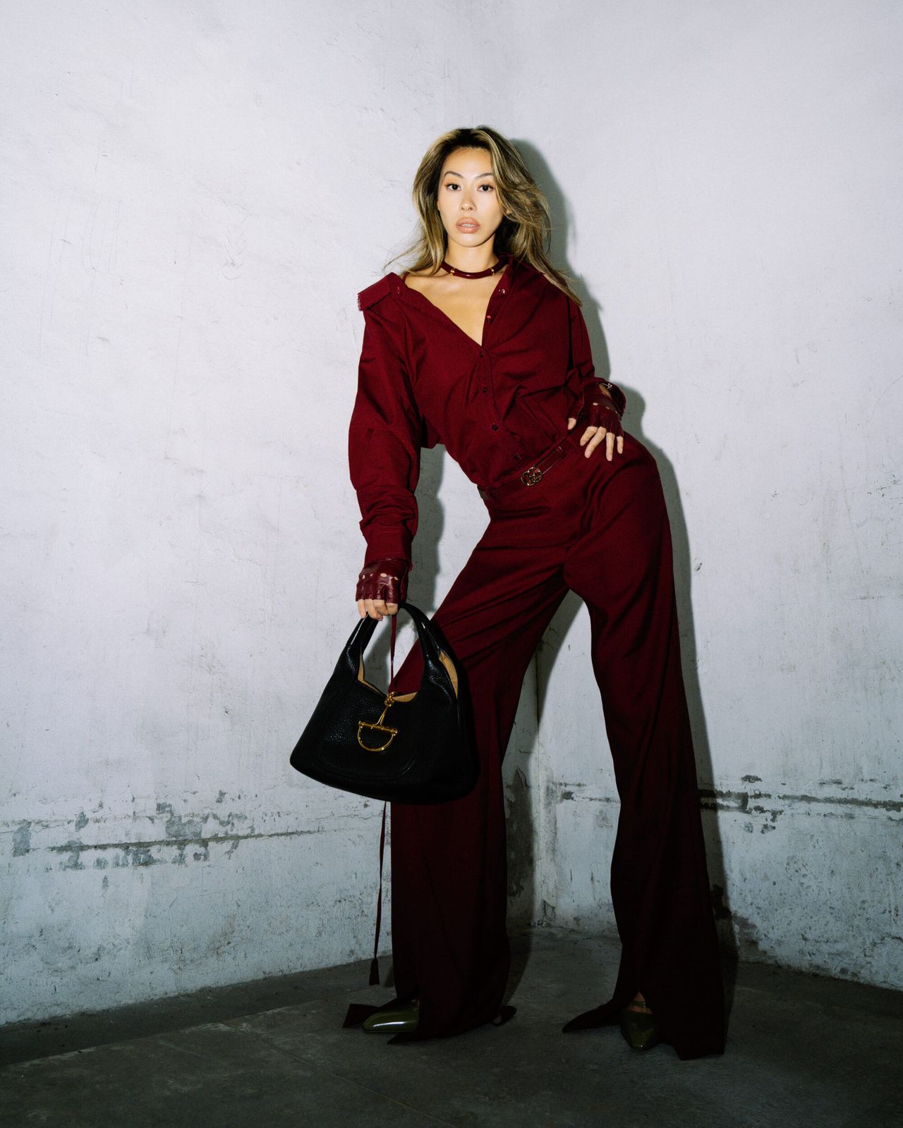 G-U-C-C-I Softbit Maxi Shoulder – Women Bag (Black)