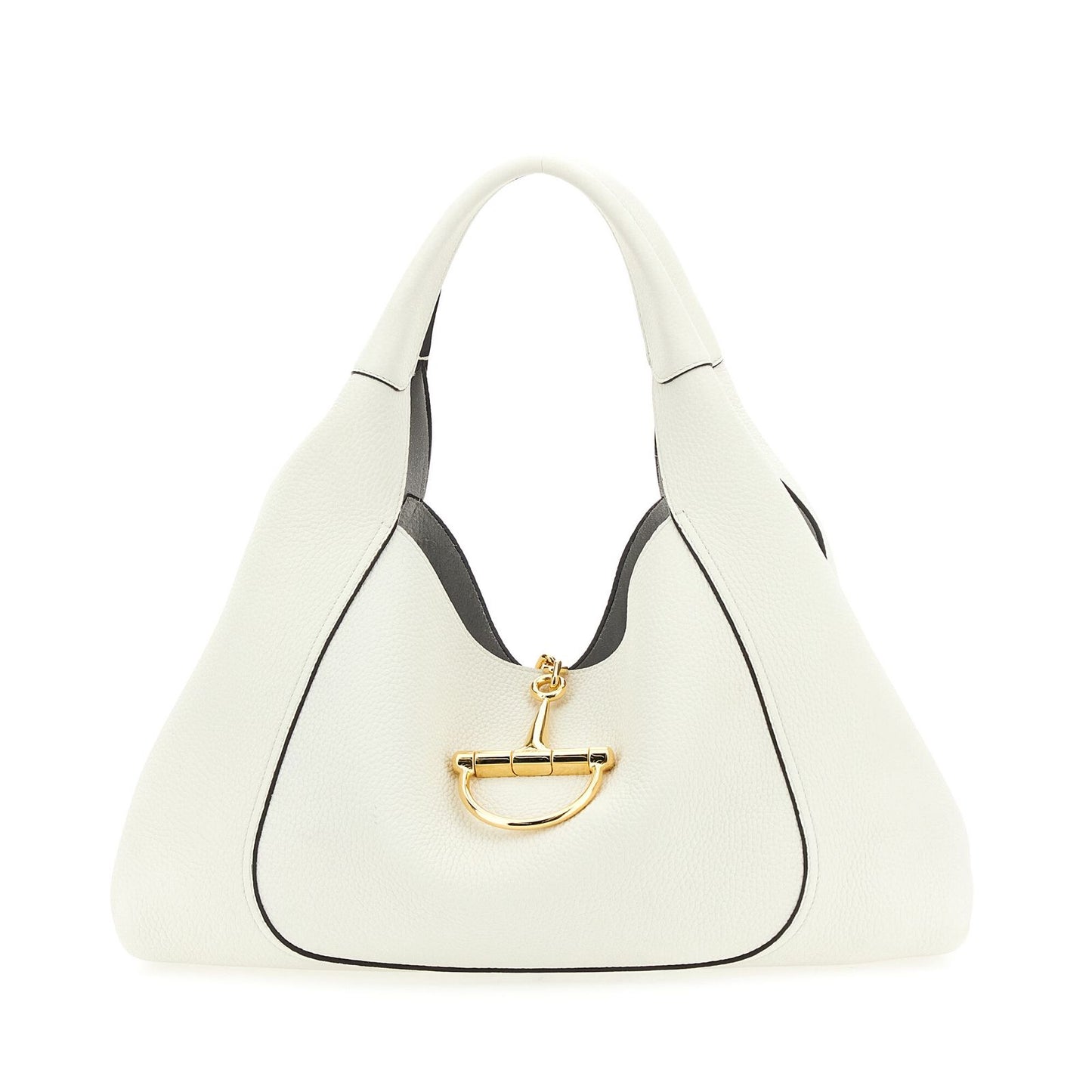 G-U-C-C-I Softbit Maxi Shoulder – Women Bag (White)