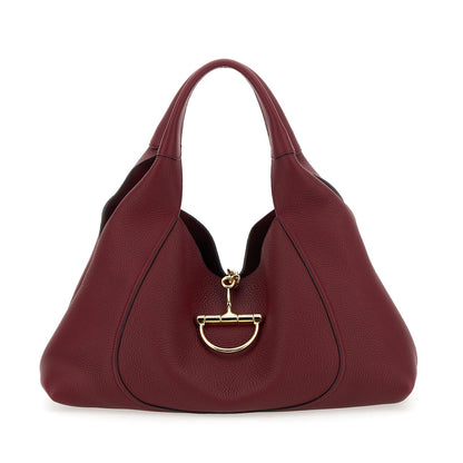 G-U-C-C-I Softbit Maxi Shoulder – Women Bag (Red/Maroon)