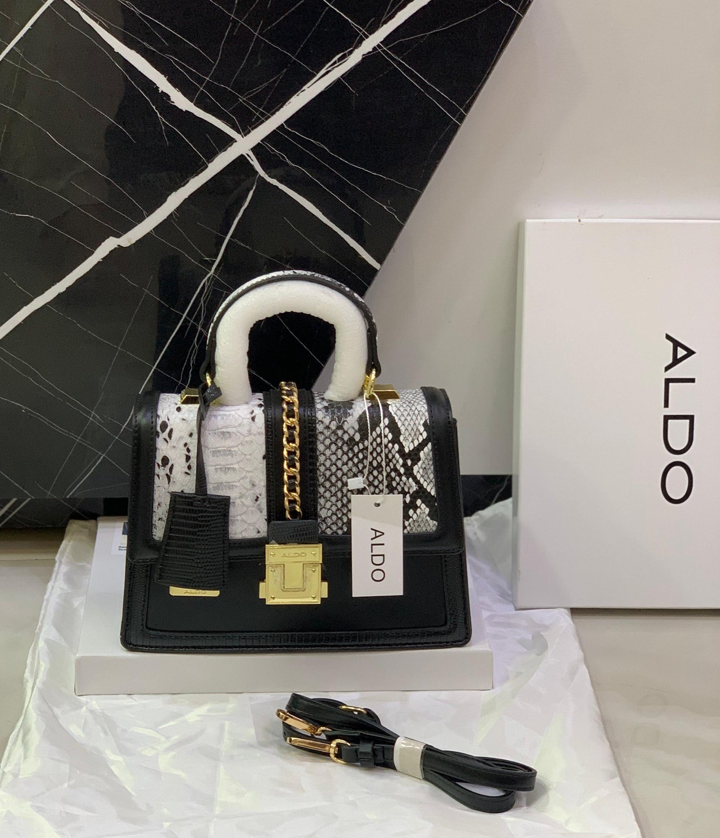A-L-D-O Crossbody – Master Class Women Bag | 5 Colours Available (Black/White)