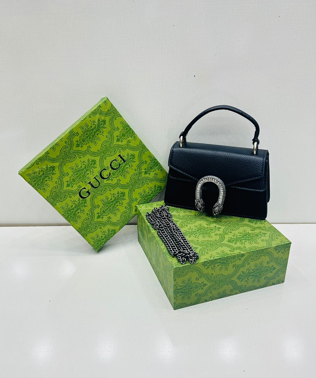 G-G D-I-O-N-Y-S-U-S Women Bag – High Quality Edition (Black)