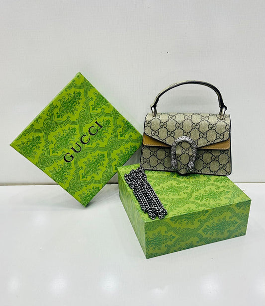 G-G D-I-O-N-Y-S-U-S Women Bag – High Quality Edition (GG Brown)