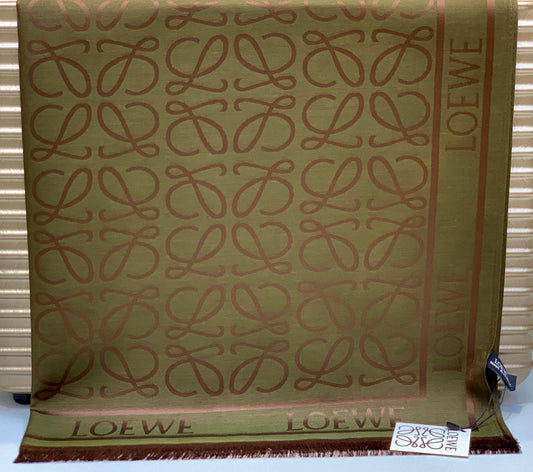 L-O-E-W-E New Design Scarf – Official Model | Olive