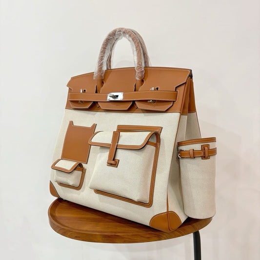 H-E-R-M-È-S Haut à Courroies Rock Women Bag – Premium Edition (Brown)