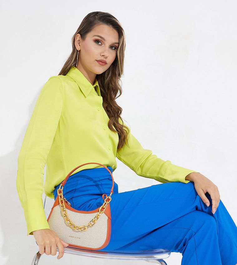 C-H-A-R-L-E-S & K-E-I-T-H New Design – Official Model Women Bag | (Mustard)