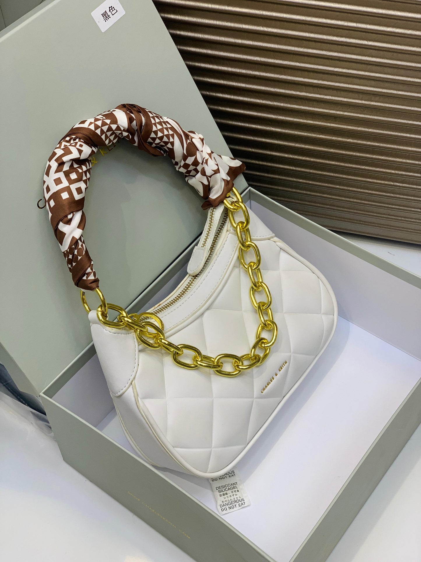 C-H-A-R-L-E-S & K-E-I-T-H New Design – Official Model Women Bag | (White)