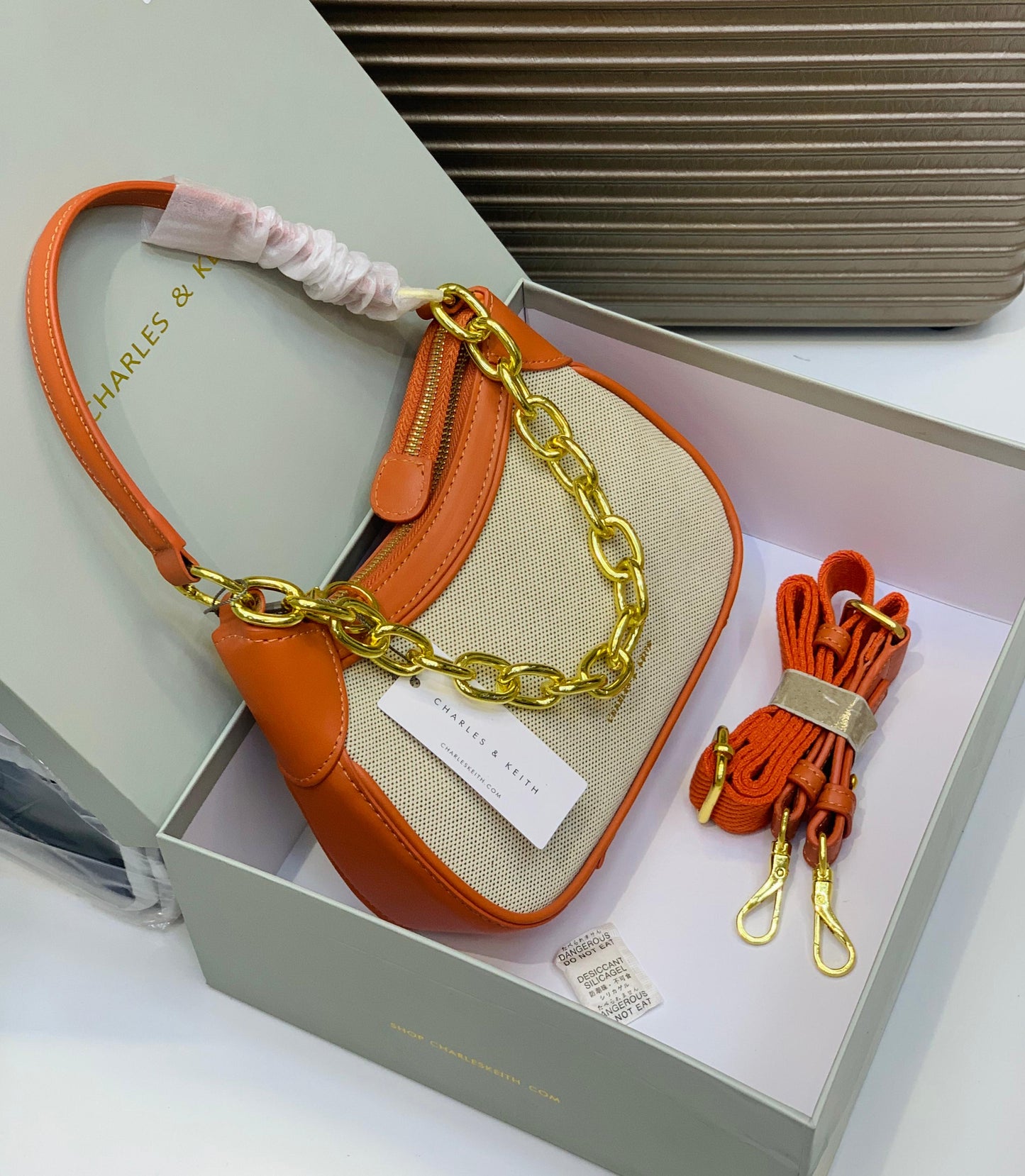 C-H-A-R-L-E-S & K-E-I-T-H New Design – Official Model Women Bag | (Mustard)